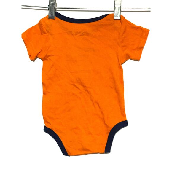 Tigger Disney Baby 3-6 Months Orange One Piece Blue Trim Sewn Embroidered - Picture 4 of 5